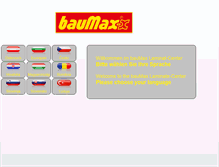 Tablet Screenshot of baumax.hwg-media.de